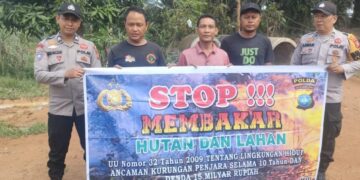Cegah Karhutla, Polsek Ukui Intensifkan Patroli dan Himbauan ke Warga