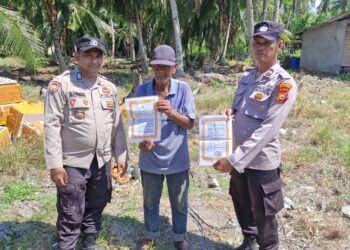 Polsek Kuala Kampar Sosialisasikan Maklumat Kapolda Riau untuk Cegah Karhutla