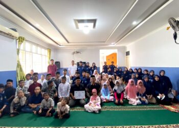 Mahasiswa HES UIN Ar-Raniry Gelar Pengabdian Dan Maulid Nabi Di Panti Asuhan Merduati