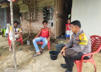 Polisi di Bunut Ajak Warga Jaga Kamtibmas, Imbau Bijak Gunakan Medsos