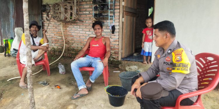 Polisi di Bunut Ajak Warga Jaga Kamtibmas, Imbau Bijak Gunakan Medsos