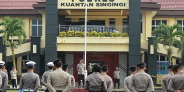 Kapolres Kuansing Pimpin Apel Pagi, Tekankan Kedisiplinan dan Profesionalisme Personel