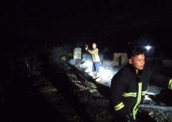 Kebakaran Hanguskan Satu Rumah Warga Di Kampung Kung