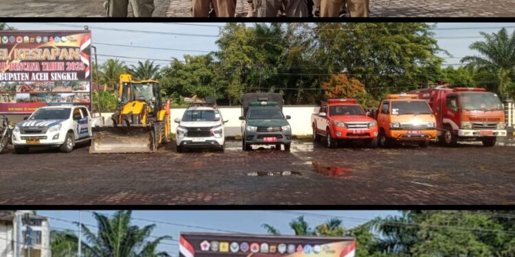 Lewat Apel Siaga, Satpol PP–WH Aceh Singkil Perkuat Kesiapsiagaan Bencana 2025