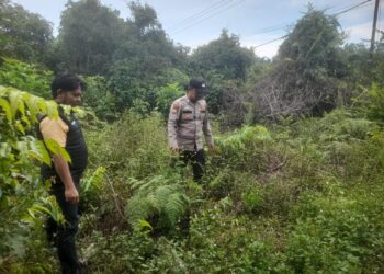 Cegah Karhutla, Polsek Teluk Meranti Sosialisasikan Maklumat Kapolda Riau