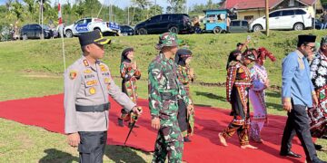 Kapolres Aceh Tengah Hadiri Penutupan TMMD ke-126 di Kecamatan Linge: Wujud Sinergi Bangun Negeri
