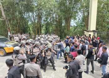 Polres Kuansing Gelar TFG dan Simulasi Pengamanan Mako serta Unjuk Rasa, Kapolres: Bentuk Kesiapsiagaan Personel Hadapi Situasi Kontinjensi