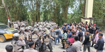 Polres Kuansing Gelar TFG dan Simulasi Pengamanan Mako serta Unjuk Rasa, Kapolres: Bentuk Kesiapsiagaan Personel Hadapi Situasi Kontinjensi