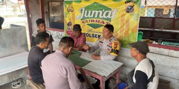 Lewat Jumat Curhat, Polsek Ukui Dengar Aspirasi Warga Soal Karhutla dan Kenakalan Remaja