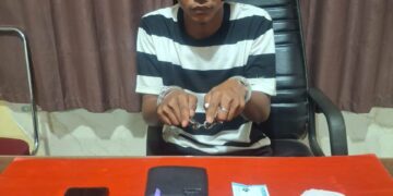 Tim Mata Elang Satresnarkoba Polres Kuantan Singingi Berhasil Ungkap Kasus Narkotika di Sungai Jering Amankan Pengedar Sabu