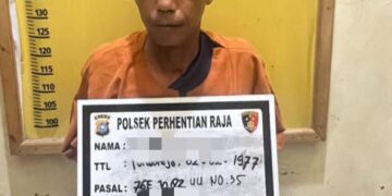 Polsek Perhentian Raja Tangkap Ayah Tiri Pelaku Pencabulan Terhadap Dua Anak di Bawah Umur