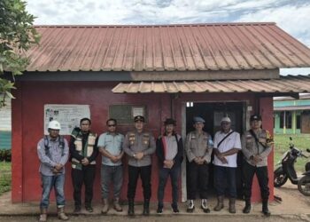 Kapolsek Teluk Meranti Cek Kesiapan Alat Damkar PT. THIP dan Tim Pemadam Karhutla