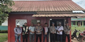 Kapolsek Teluk Meranti Cek Kesiapan Alat Damkar PT. THIP dan Tim Pemadam Karhutla