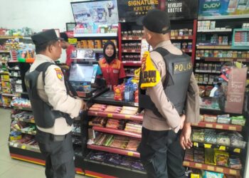 Polsek Ukui Gencar Patroli Obvit, Cegah Aksi C3 di Wilayah Hukum Ukui