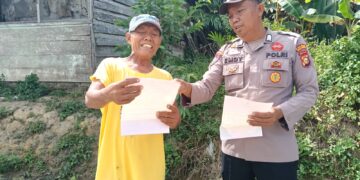 Cegah Karhutla, Polsek Kerumutan Gelar Patroli dan Sosialisasi Maklumat Kapolda Riau