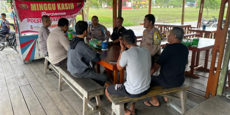 Polsek Kuala Kampar Gelar “Minggu Kasih”, Bahas Maraknya Penipuan Online dan Ancaman Karhutla