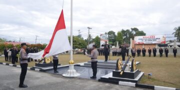 Polres Kampar Gelar Upacara Peringatan Hari Pahlawan Ke-80!” 