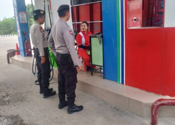 Pastikan Situasi Aman dan Kondusif, Polsek Pangkalan Kerinci Gencarkan Patroli ke Pusat Keramaian dan SPBU