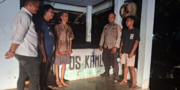 Ajak Warga Aktif Jaga Keamanan Lingkungan, Polsek Langgam Cek Pos Kamling