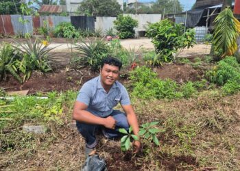 Sambut Hari Pohon Nasional 2025, Polsek Teluk Meranti Tanam Pohon