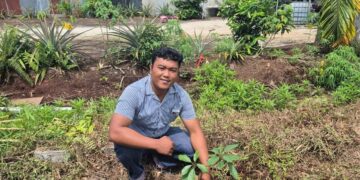 Sambut Hari Pohon Nasional 2025, Polsek Teluk Meranti Tanam Pohon