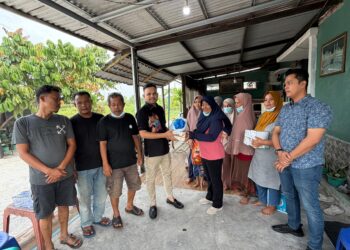 Aksi Sosial Ketua DPP Elang 3 Hambalang dan Kader Partai Gerindra Pusat Pebriyan Winaldy Dampak Asap Karhutla