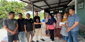 Aksi Sosial Ketua DPP Elang 3 Hambalang dan Kader Partai Gerindra Pusat Pebriyan Winaldy Dampak Asap Karhutla