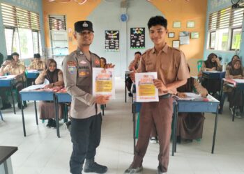 Sosialisasi Penerimaan Bintara Brimob Tahun 2025 di Pangkalan Kuras Pelalawan