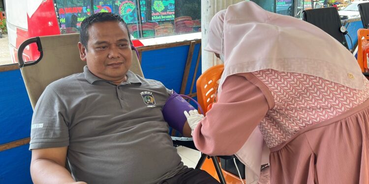 Donor Darah dan Layanan Kesehatan Gratis Warnai Peringatan Hari Bakti Kemenimipas di Lapas Narkotika Langsa