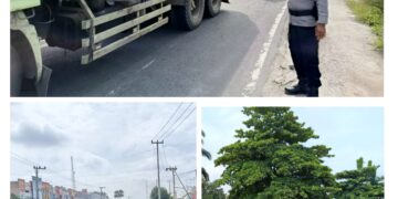 Polsek Pangkalan Kuras Gelar Pengaturan Lalu Lintas di Titik Padat Mobilitas Warga