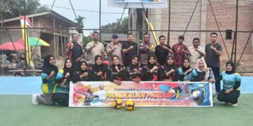 Pembukaan Open Turnamen Sepak Bola dan Voli Putri Cup VI Digelar Meriah di Desa Pangkalan Panduk
