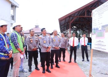 Kapolda Aceh Letakkan Batu Pertama Pembangunan Joging Track Di Polres Bener Meriah