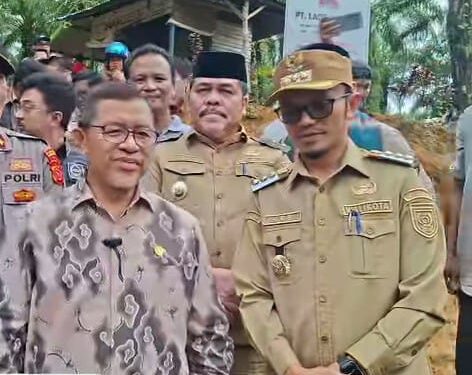 Wali Kota Subulussalam Minta PT Laot Bangko Hentikan Pembuatan Paret Gajah