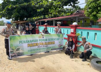 Peringati Hari Pohon Nasional 2025, Polisi Tanam 17 Bibit Pohon Buah