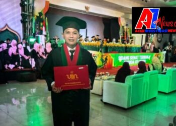 Putra Aceh Singkil Raih Predikat Cumlaude Wisuda S3 UINSU Medan 