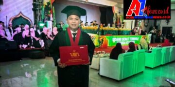 Putra Aceh Singkil Raih Predikat Cumlaude Wisuda S3 UINSU Medan 