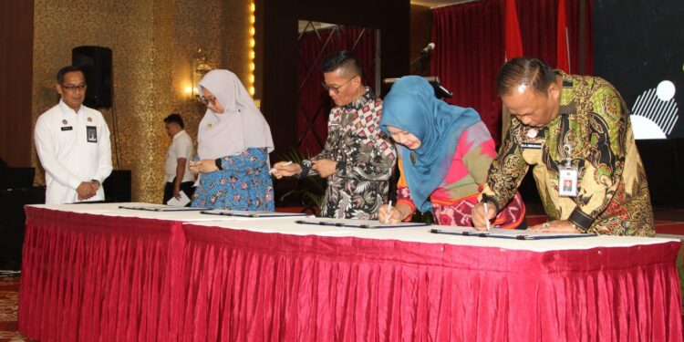 Penandatanganan MoU Antara Kantor Wilayah dan UPT Pemasyarakatan Dengan Mitra Strategis