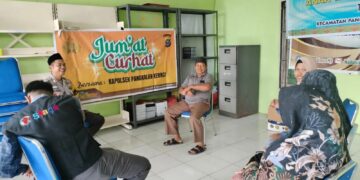 Jumat Curhat di Mekarjaya, Polsek Pangkalan Kerinci Serap Aspirasi Warga