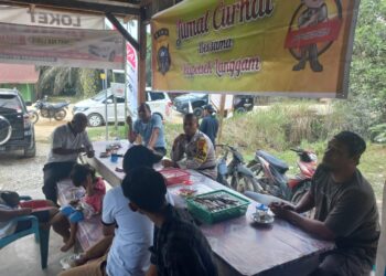 Polsek Langgam Gelar Jumat Curhat, Warga Keluhkan Pendatang Baru hingga Maraknya Judi Online