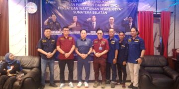 Prosesi Pelantikan DPD PWRC Sumatera Selatan Oleh Ketum Kornelius Wau