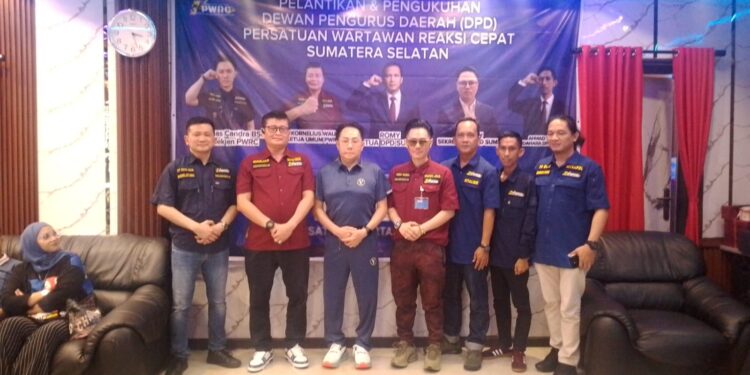 Prosesi Pelantikan DPD PWRC Sumatera Selatan Oleh Ketum Kornelius Wau