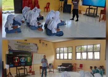 Polsek Bunut Gelar Sosialisasi Antinarkoba dan Antibullying di SMAN 2 Bunut