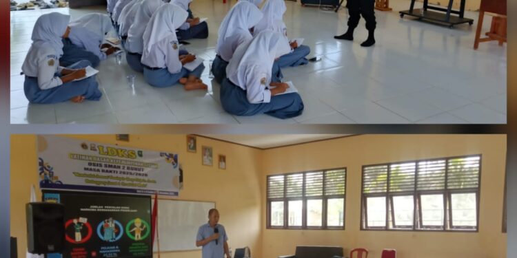 Polsek Bunut Gelar Sosialisasi Antinarkoba dan Antibullying di SMAN 2 Bunut