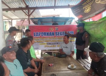 Polsek Ukui Ajak Masyarakat Bersama Tolak Premanisme di Lingkungan Usaha