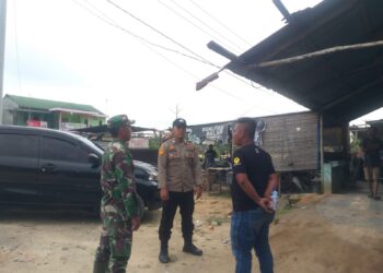 Polisi dan TNI Gelar Silaturahmi, Kompak Jaga Kamtibmas Pelalawan