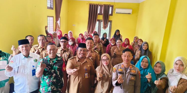 Kapolsek Ukui Hadiri Mini Lokakarya Stunting Tahap II, Perkuat Koordinasi Penanganan Balita Kurang Gizi