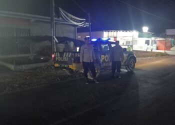 Polsek Kerumutan Gelar Patroli Blue Light, Antisipasi Kejahatan C3 dan Balap Liar