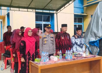 Upacara Hari Guru Nasional dan HUT PGRI Digelar di Kecamatan Ukui