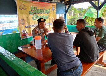 Polsek Pangkalan Lesung Serap Aspirasi Warga Lewat Kegiatan Jumat Curhat