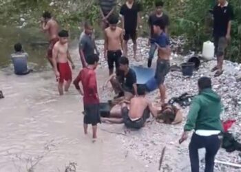 Pekerja PETI Tertimbun Longsor di Desa Jake, Polres Kuansing Lakukan Penyelidikan dan Amankan Barang Bukti